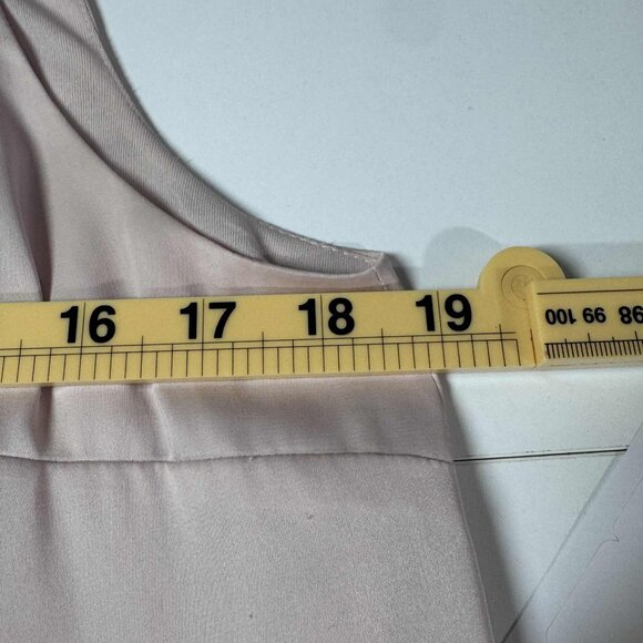 Ann Taylor LOFT Blush Pleated Scoop Neck Sleeveless Blouse – Size L - Picture 6 of 7